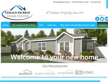 Tablet Screenshot of geraldmurrayhomecenter.com